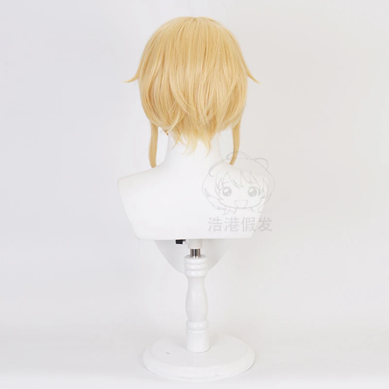 

Anime Game Genshin Impact Traveler Lumine Cosplay Shoes Boots Wig Hair Accessories Halloween Party