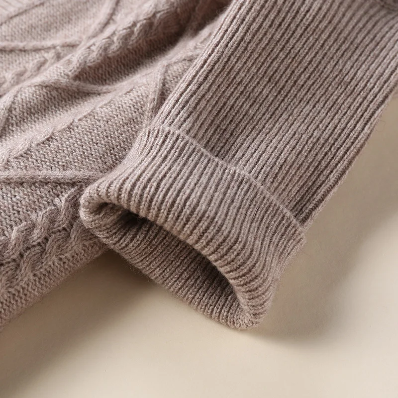 

BARESKIY cashmere sweater cardigan female Korean version of the autumn coat long-sleeved knit long cardigan thick large sweater