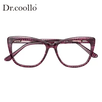 drcoollo women acetate square myopia reading prescription eyegalsses photochromic eyewear progressive glasses dropshipping