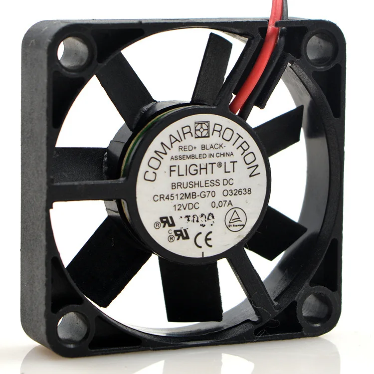 

FOR COMAIR CR4512MB-G70 12V 0.07A 4.5CM 4510 2-wire cooling fan