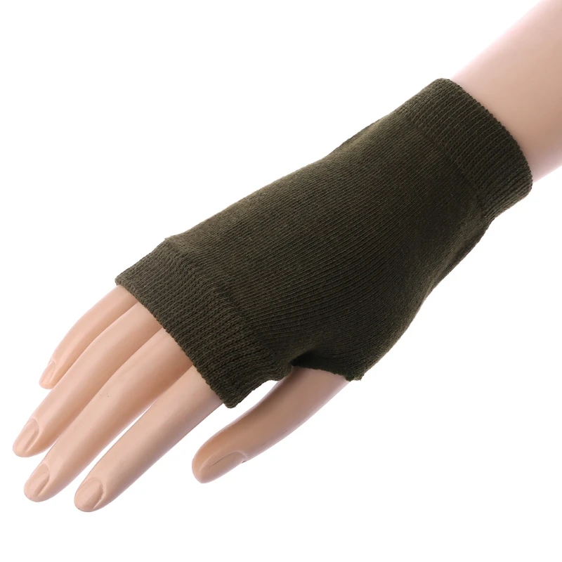 

Exquisite Knitted Crochet Fingerless Winter Warm Gloves Soft Mittens For Women