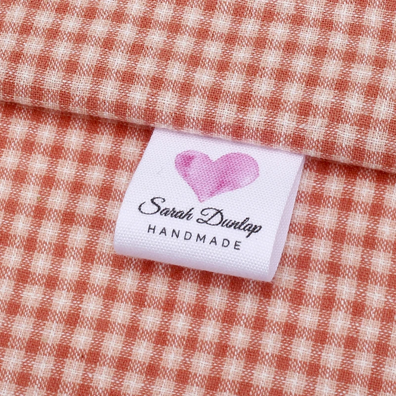

Custom Sewing Labels, Personalized Brand , Organic Cotton Ribbon Labels, knitting Labels (MD1085)