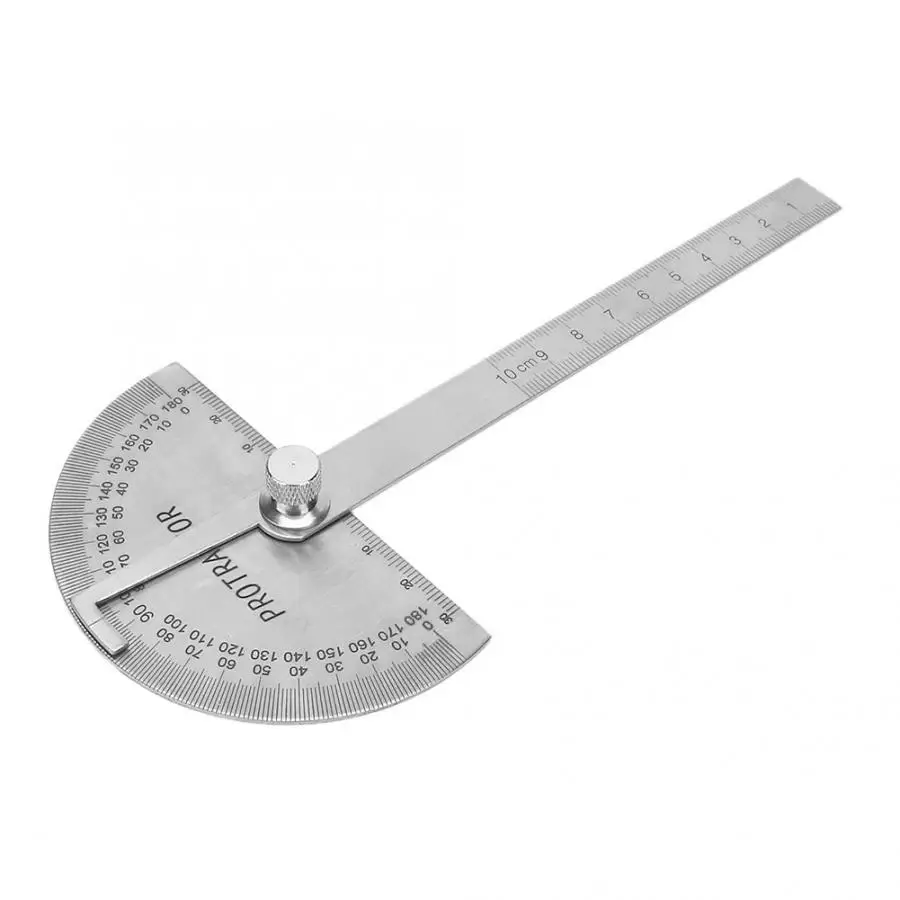 Регулируемый транспортир из нержавеющей стали 15 см|Ремонтные инструменты и