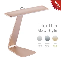 ultrathin table lamp folding rechargeable for mac style dimming led reading study desk lamps soft eye protection led night light