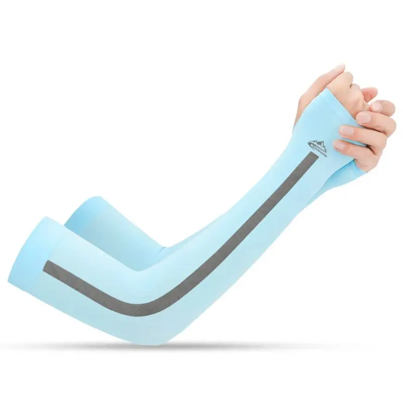 

Unisex UV Sun Protection Ice Silk Cooling Arm Sleeves UPF 50 Compression Cover