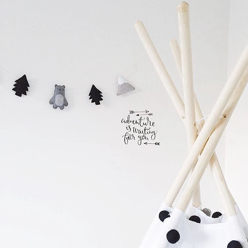 1 шт. гирлянда с облаком подвеска INS нордический войлок медведь дерево висячие