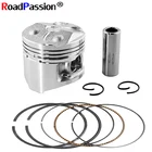 Аксессуары для мотоциклов, диаметр цилиндра STD  + 50, размер 48, 48,25, 48,5 мм, поршневые кольца, полный комплект для YAMAHA FZR250, FZ250, 1HX, 1 комплект