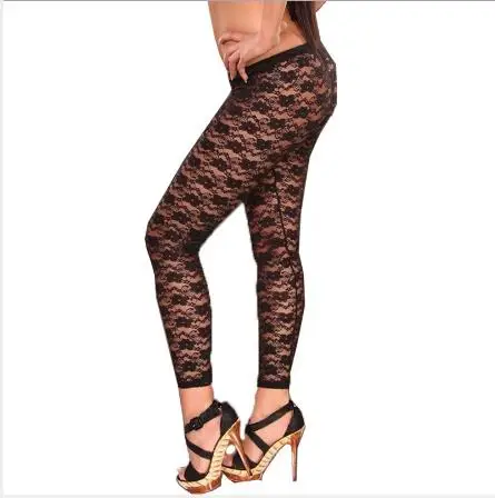 Женские леггинсы с имитацией мяса корейские кожаные хлопковые кружевом