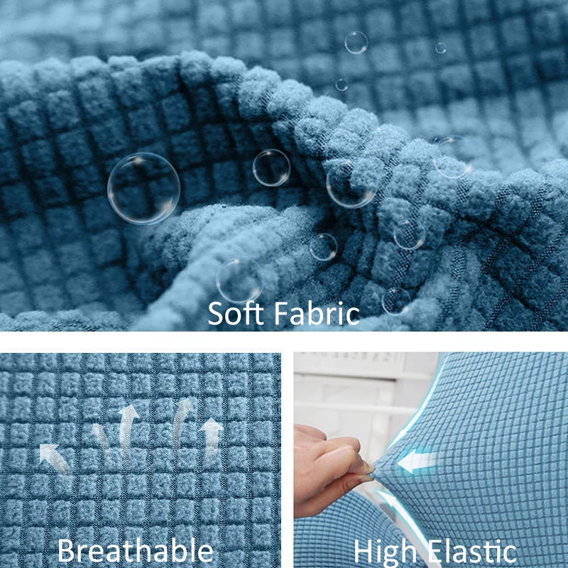 waterproof skirt chair cover thicker stretch fabrics chair covers for dining room home kitchen wedding spandex antifouling seat free global shipping