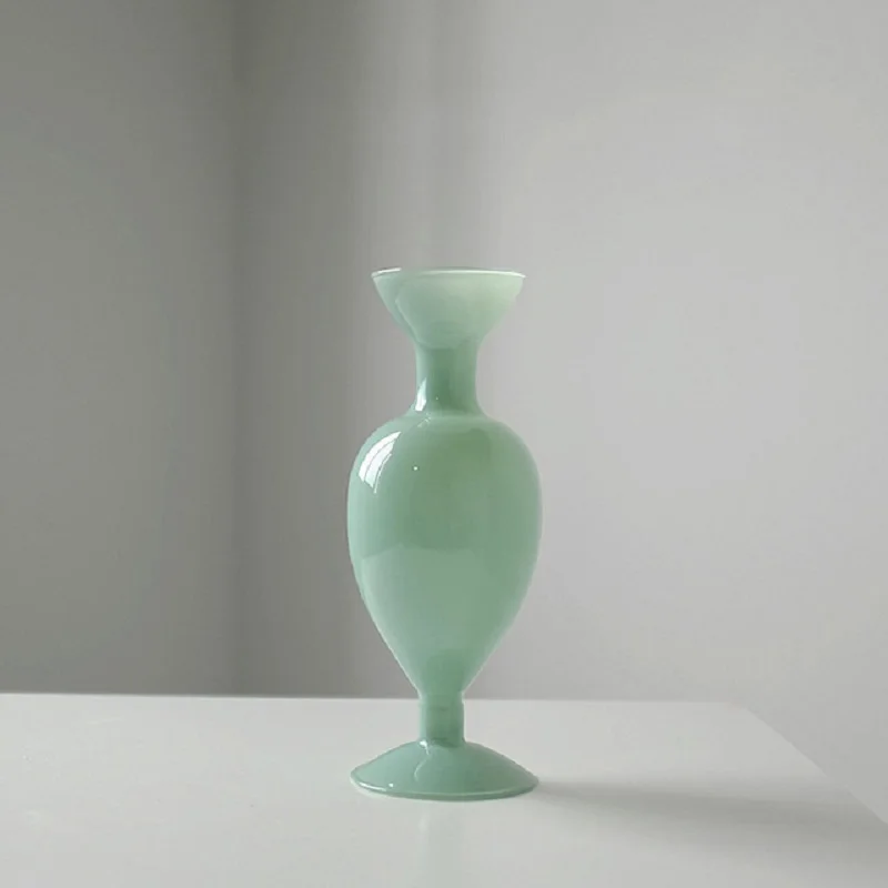 

Nordic Vase Glass Ornaments Decorative Flower Vase Bedroom Home Decor Living Room Table Vase Hydroponic Terrarium