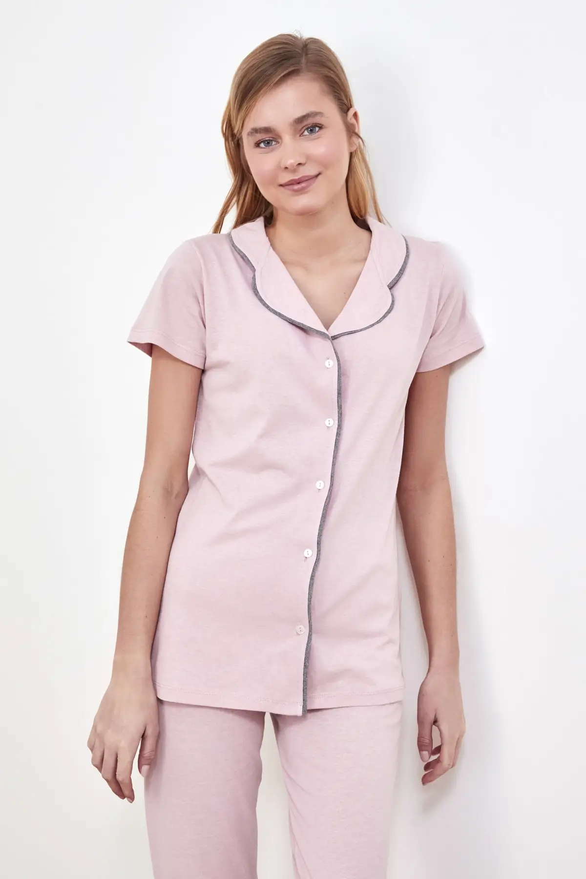 

Trendyol Printed Knitted Pajamas Set THMSS21PT0487