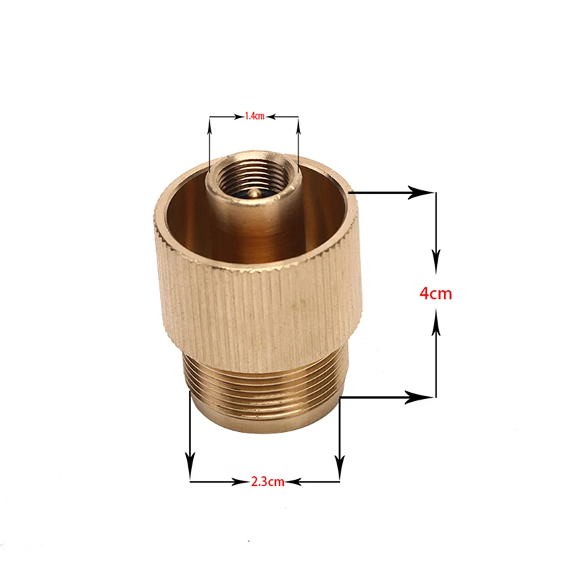 Camp газовая плита Adapter1 &quot 20 UNF конвертер Lindal клапан канистра to7/16&quot 28UNF зеленый
