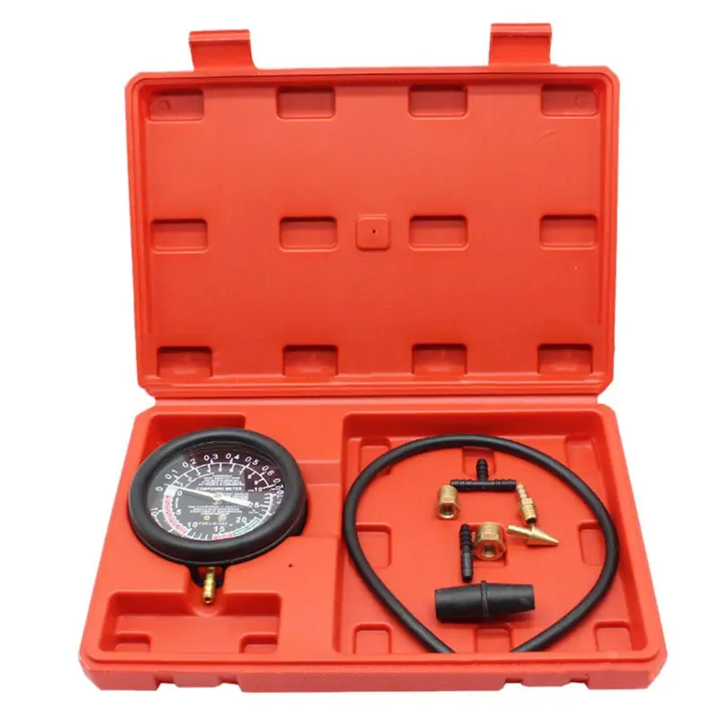 

Engine Vacuum Pressure Gauge Fuel System Meter Seal Leakage Tester Compressor