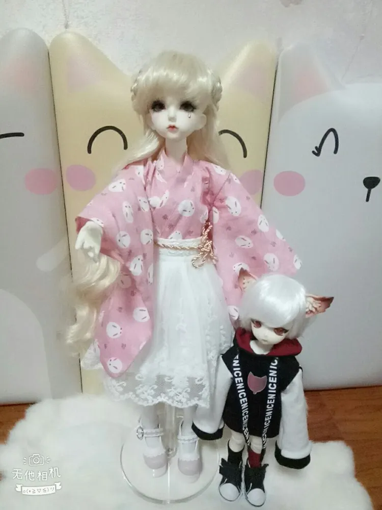 1/6 1/4 1/3 BJD аксессуары Кукла Одежда японское кимоно юката+ юбка для BJD/SD, не включает в себя куклы, обувь, парик и другие E2495