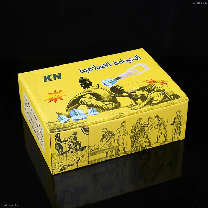 12 шт. арабский вакуумный массажный банок массажер для здоровья набор мониторов