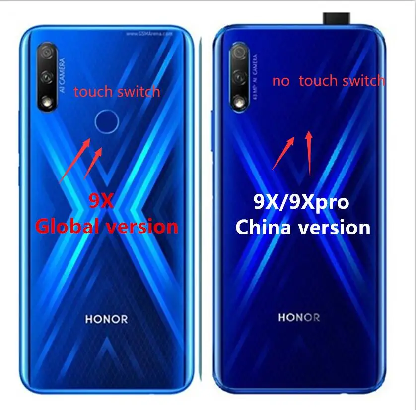 для Huawei honor 9x чехол китайская версия Силиконовый противоударный прозрачный