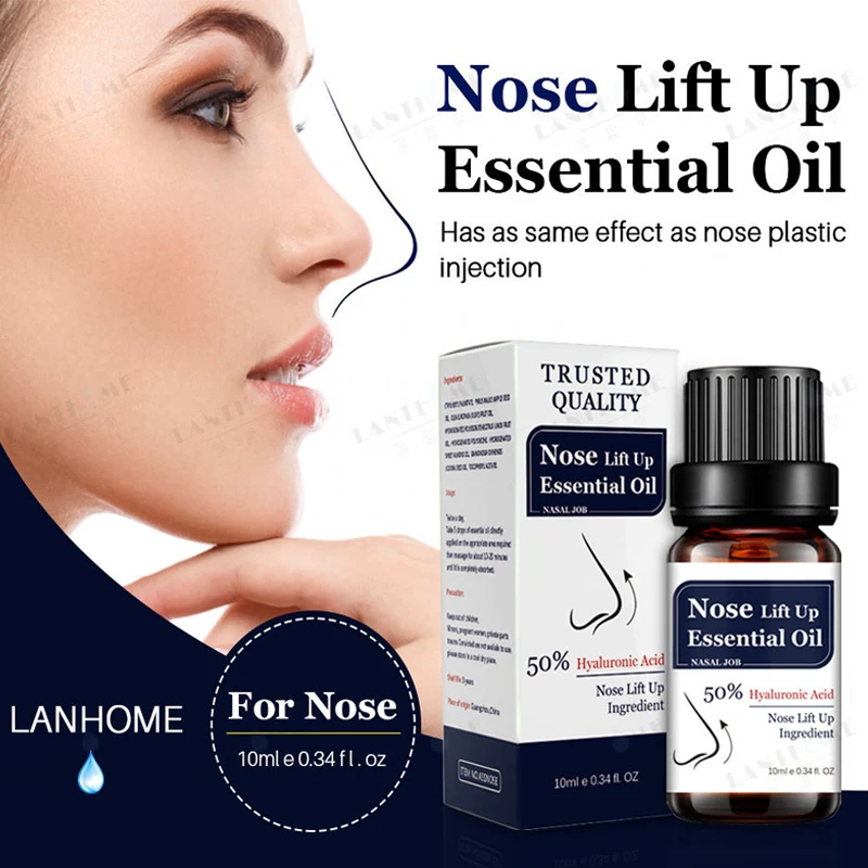 10ml  Nose Massage Essential Oil  Nose Care  Essential Oil Shape Beautiful Nose Remodeling Lift Magic Essence Cream Nose Care images - 2