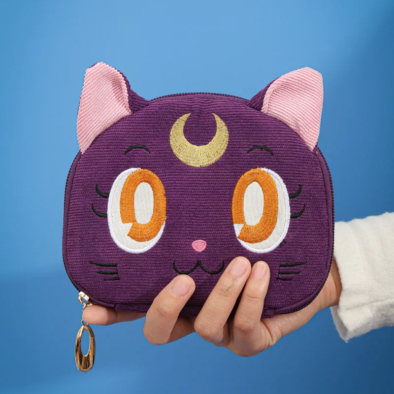 

Sailor Moon Cosplay Luna Jewelry Bag Travel Portable Small Jewelry Storage Box