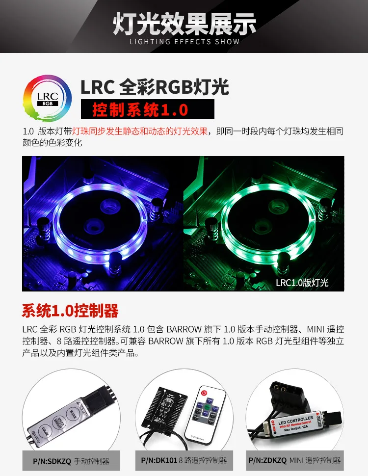 Курган процессор водного блока использовать для Intel LGA 1150 1151 1155 1156 Socket/AM3 AM4/2011X99X299/Coper радиатор/Поддержка AURA