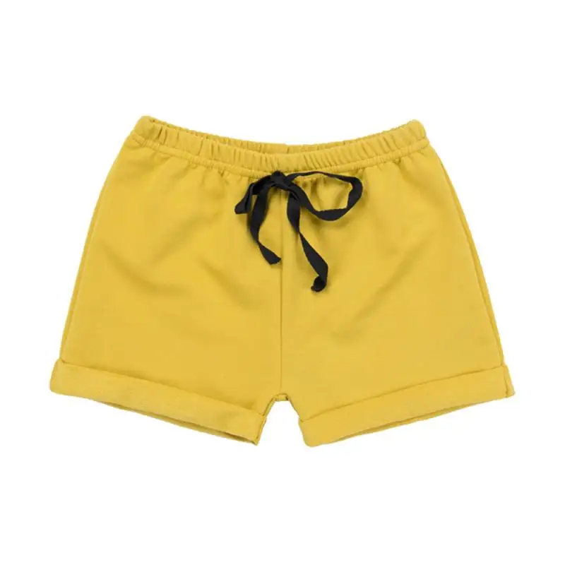 Летние Детские хлопковые шорты брендовые для мальчиков и девочек детское нижнее