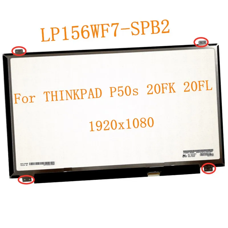 

15.6" for THINKPAD P50s 20FK 20FL LAPTOP LCD touch screen LP156WF7-SPB2 Display matrix panel replacement