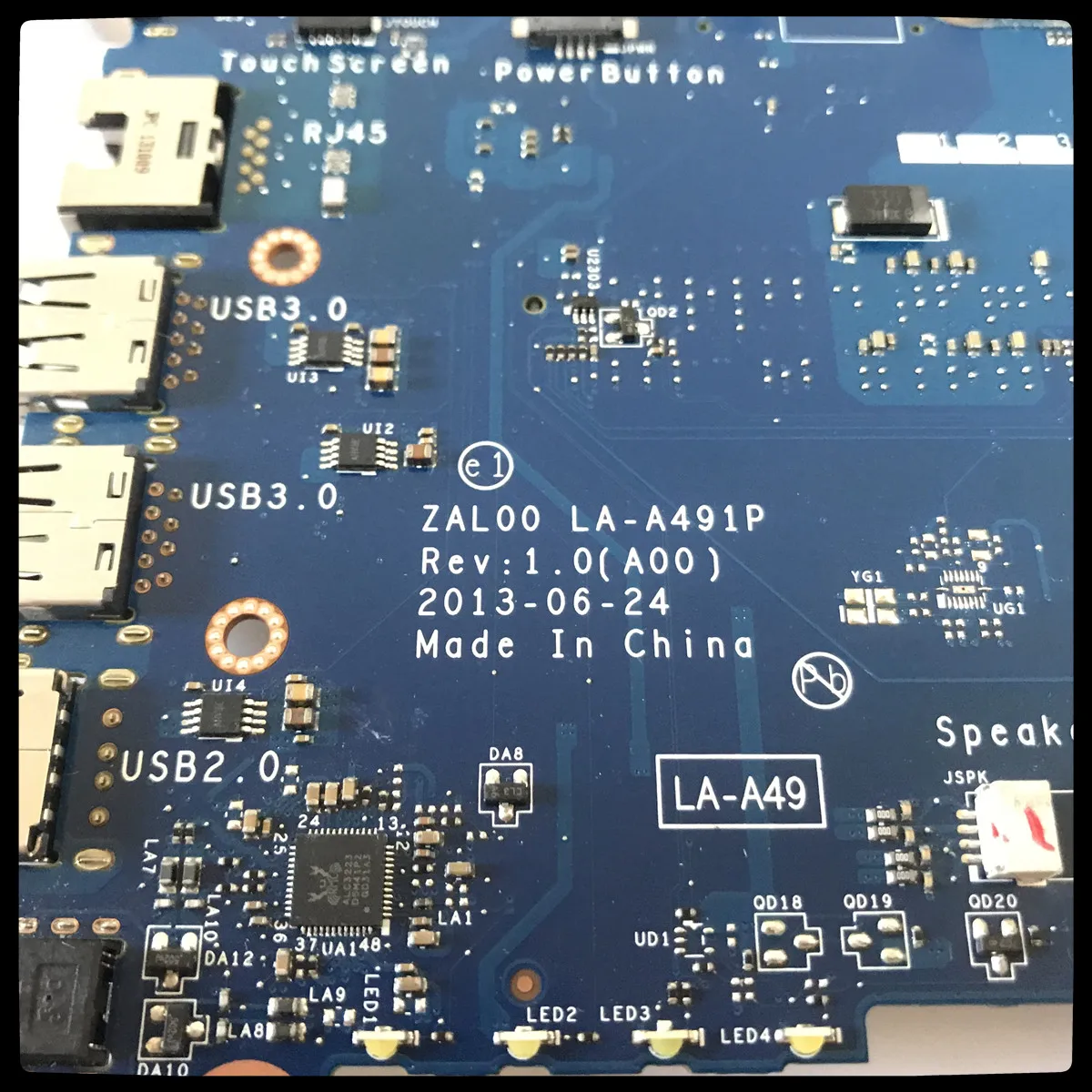 

For DELL Latitude 3540 Laptop motherboard SR1EN I3-4030U Mainboard CN-0X3NC8 0X3NC8 ZAL00 LA-A491P