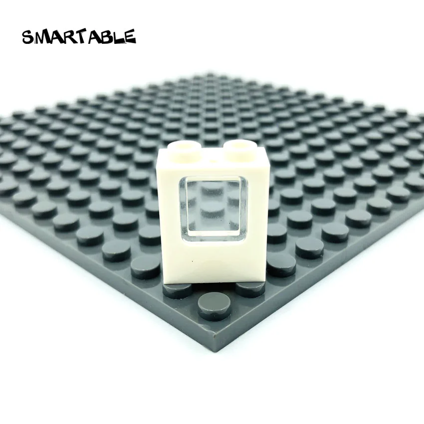 Умная оконная рама 1x2x2 со стеклянными элементами MOC, строительные блоки, игрушки для детей, совместимы со всеми брендами 4862+ 60032 город, 40 шт./лот