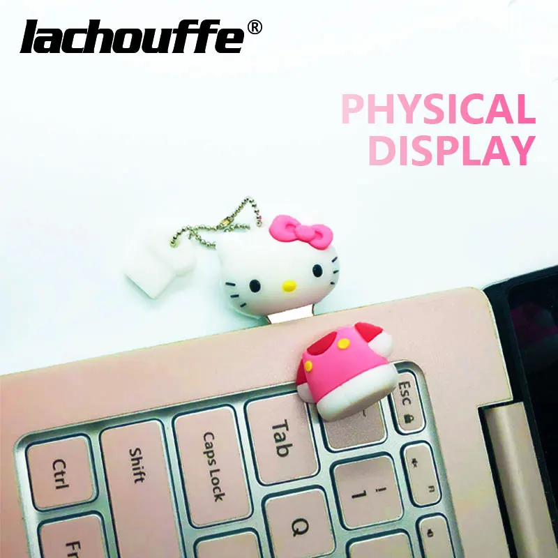 Прекрасный флеш-накопитель hello kitty, самый дешевый, 64 ГБ, 32 ГБ, Usb флеш-накопитель, милый флеш-накопитель, 4 ГБ, 8 ГБ, 16 ГБ, флэш-карты памяти, мультипликационный U диск