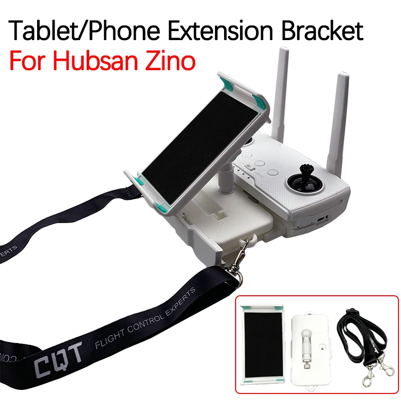 

For Hubsan Zino/2/Pro H117S Drone Remote Controller Tablet Extended Bracket Phone Mounting Holder Clip Stand Lanyard Accessories
