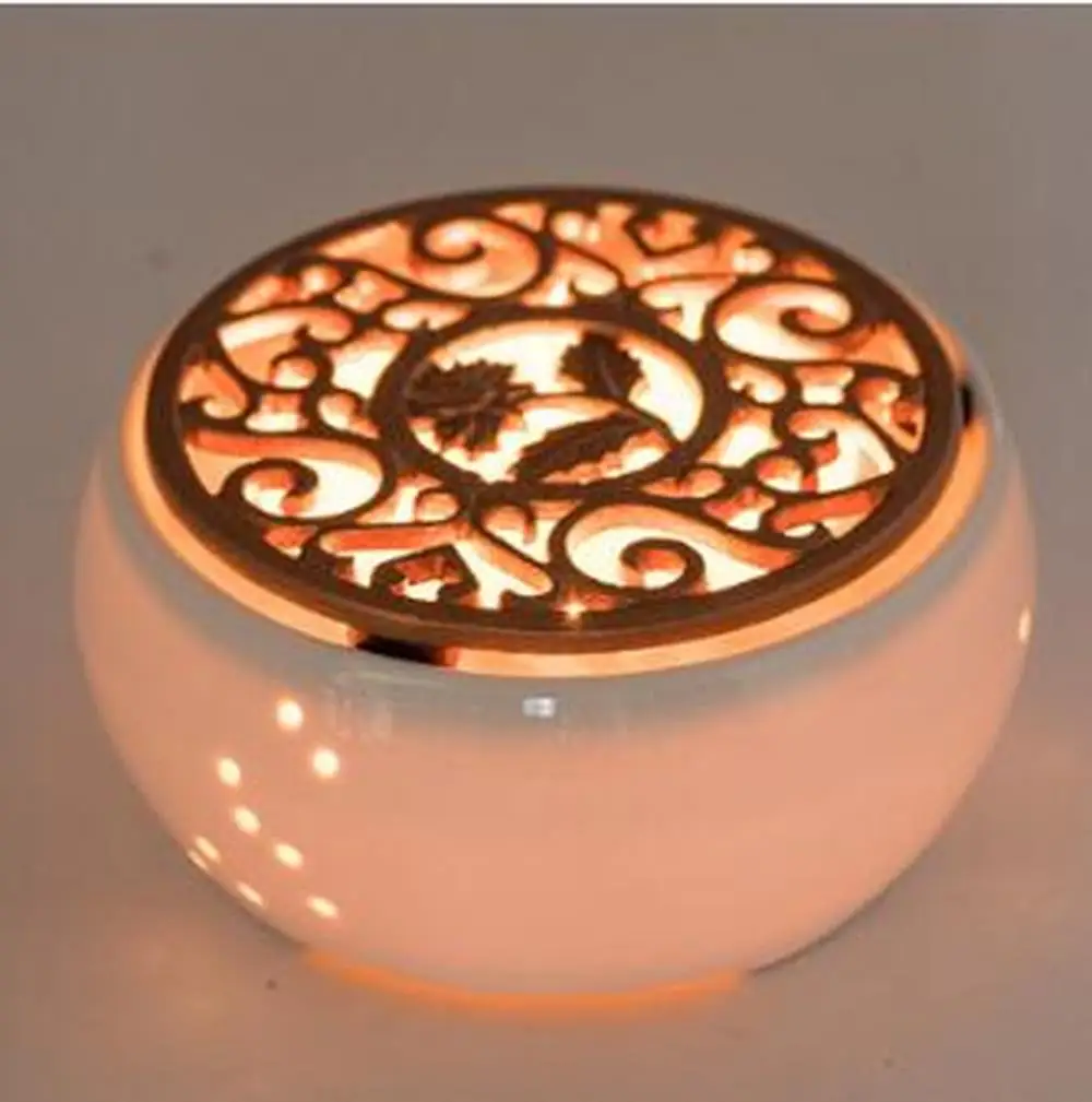 

Ceramic Candle Heater Tea Pot Heating Base Tea Maker Filter Teapot Kettle Boiled Flower Tea Heated Warmer Wine MJ72014