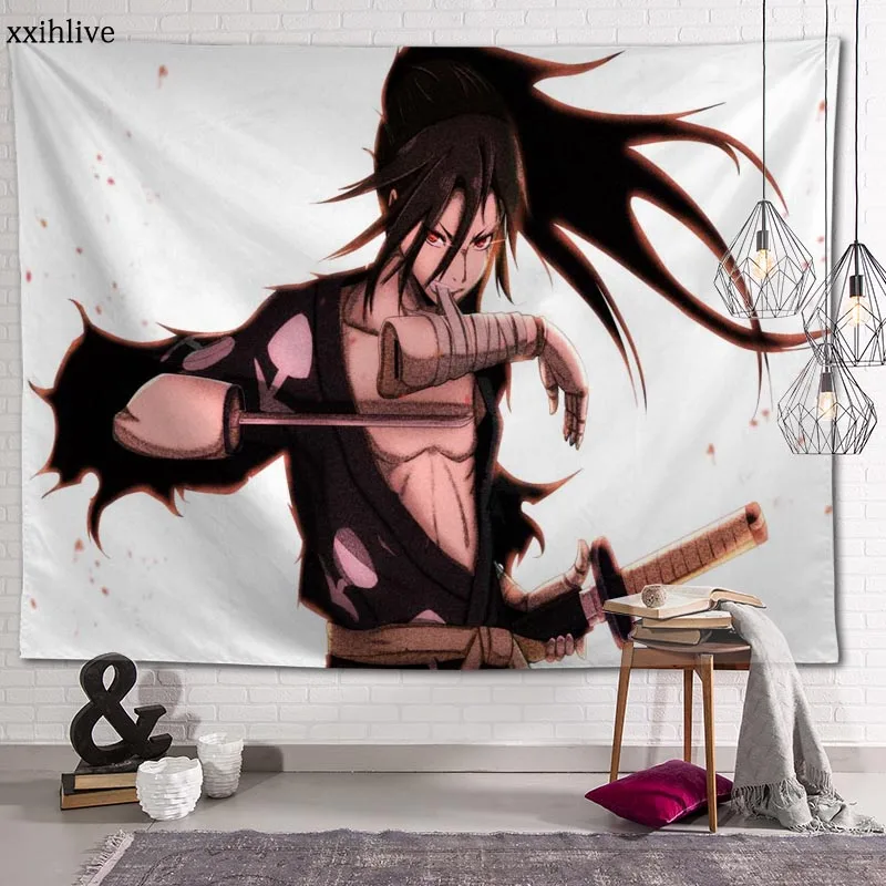 

Japanese Anime Dororo Tapestry Customizable Bohemian Wall Hanging Room Carpet HD Tapestries Art Home Decoration Accessories