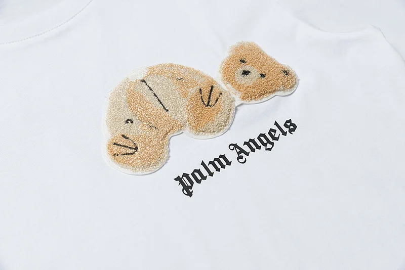 

Palm angels Trendy fashion all-match cute bear print T-shirt