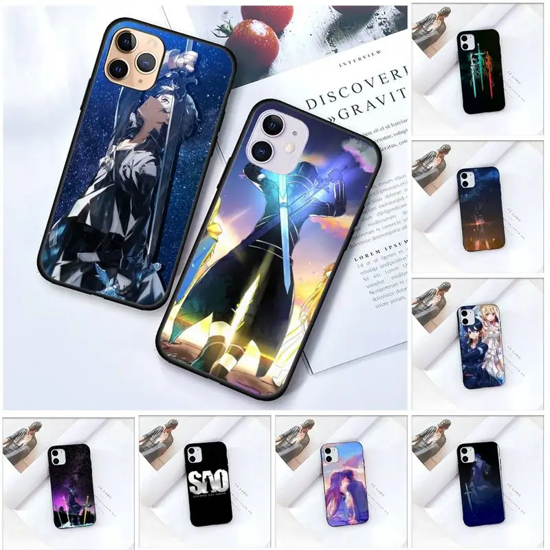 Sword Art Online Phone Case For iPhone 12 Mini 11 Pro XS Max X XR 7 8 Plus