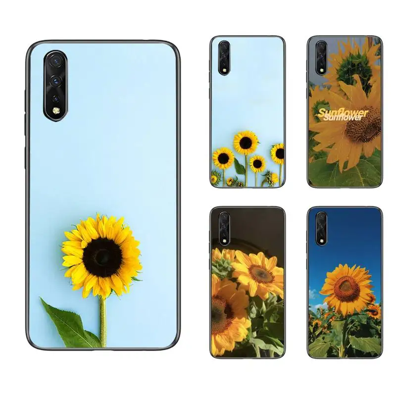 

Summer Daisy Sunflower Flower Phone Case For Samsung A10S A12 A02 A20E M30 A31 A32 A40 A50 S A52 A51 A70 A71 A80 Cover Coque