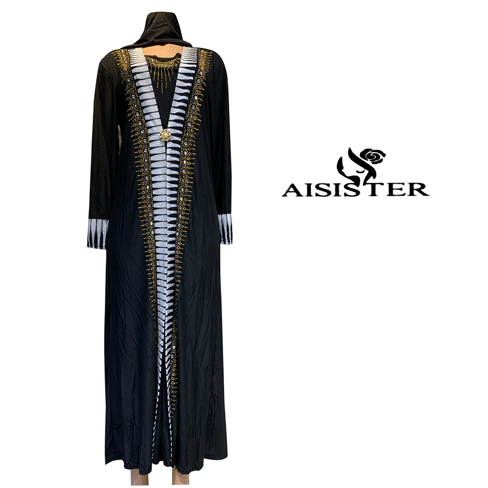 

New Model Abaya Dubai Africa Dress For Women Turkey Long Caftan Marocain Kimono Femme Arabi Islam Clothes Muslim Robe Free ship