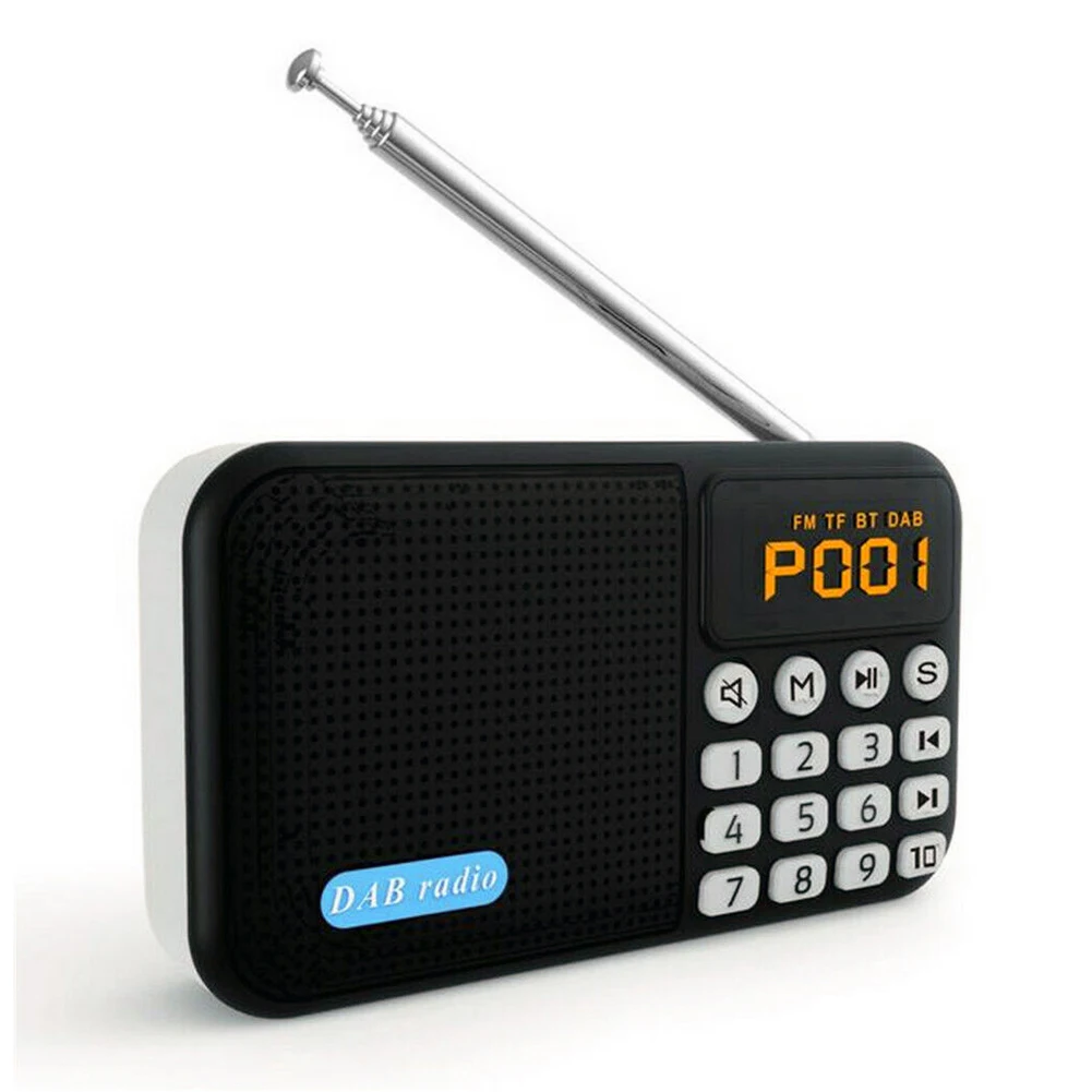 DAB-P8 портативное цифровое радио FM стерео DAB Многополосный Радио динамик Поддержка TF карта с ЖК-дисплеем Будильник Радио
