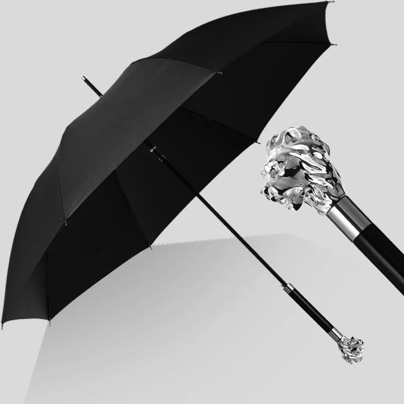 Online Ombrello Antivento Di Lusso Manico Lungo Grande Protezione Uv Business Ombrello Moda Per Adulti Sombrilla Playa Rain Gear BD50UU