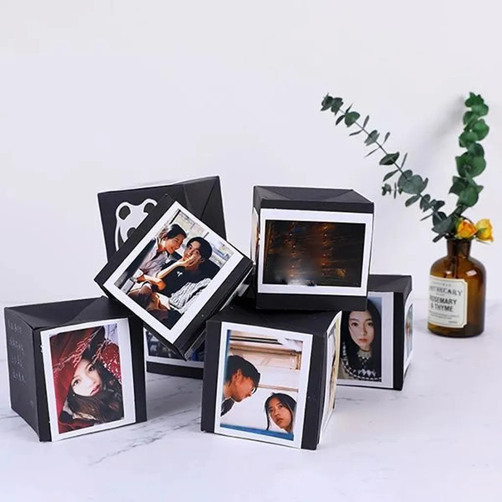 Новая DIY креативная карта удивленная для партнеров подруг друзей фотографий