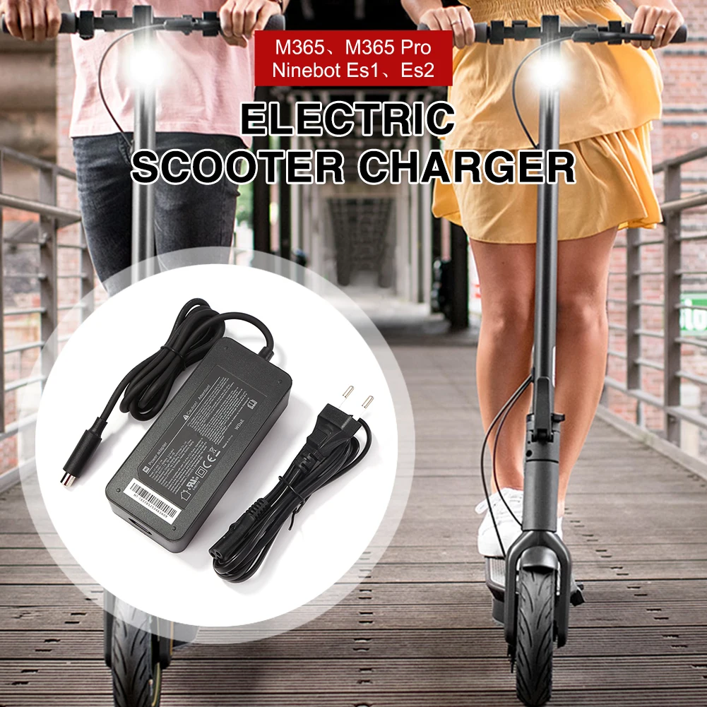 

Electric Scooter Charger 42V 1.7A Adapter Electric Lightweight Element Decoration for M365 Pro Ninebot ES1 Power Supply