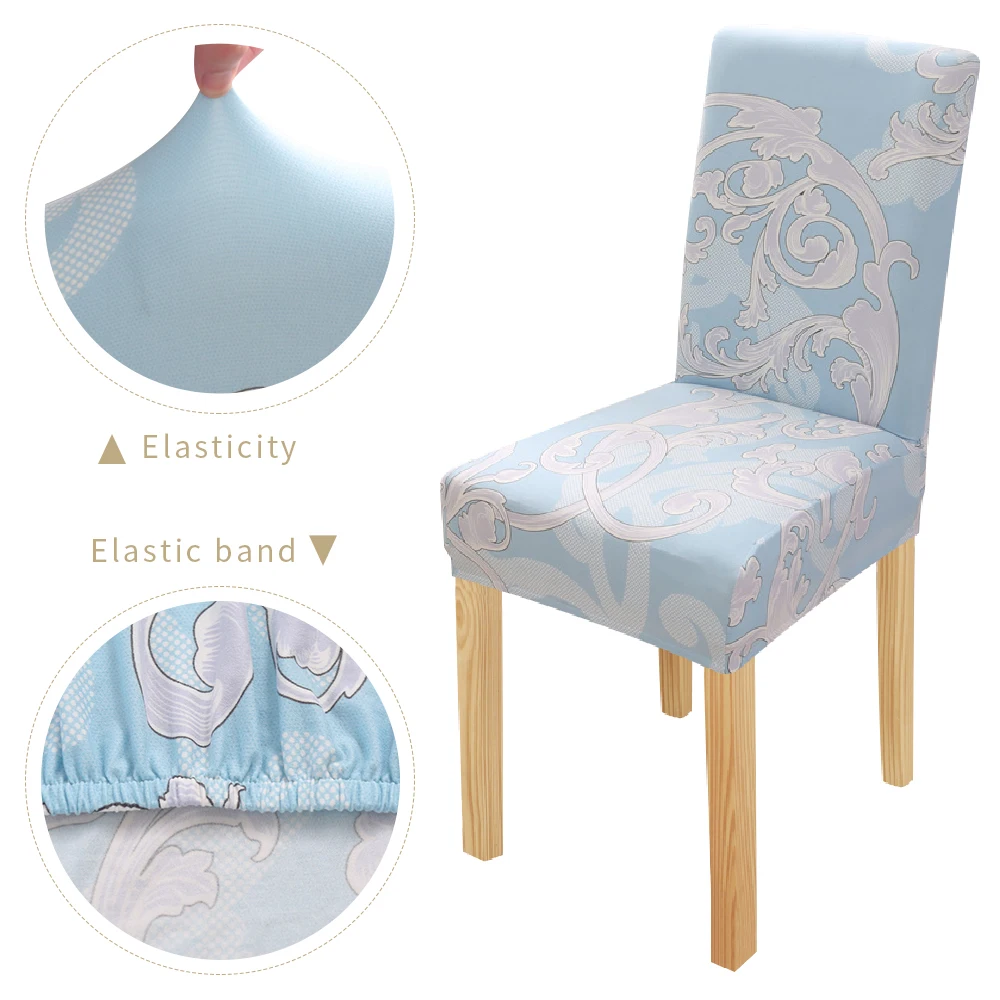 Spandex Stretch Chair Cover Flower Printed Removable Elastic Slipcovers Covers For Wedding Banquet Hotel Restaurant New | Дом и сад