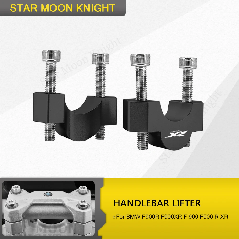 

Motorcycle Handle Bar Clamp Raised Extend Handlebar Mount Riser For BMW F900R F900XR F 900 F900 R XR