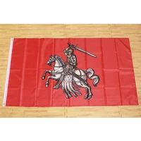 16th century emblem belarus pagonya white red knight horse national revolution home decoration free shipping