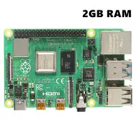 Комплект 2 Последние Raspberry Pi 4 Model B с 1/2/4gb Ram Bcm2711 4 ядра Cortex-a72 Arm V8 1,5 ГГц Поддержка 2,4/5,0 ГГц Wi-Fi Bluetooth 5,0 - Комплект: Комплект 2