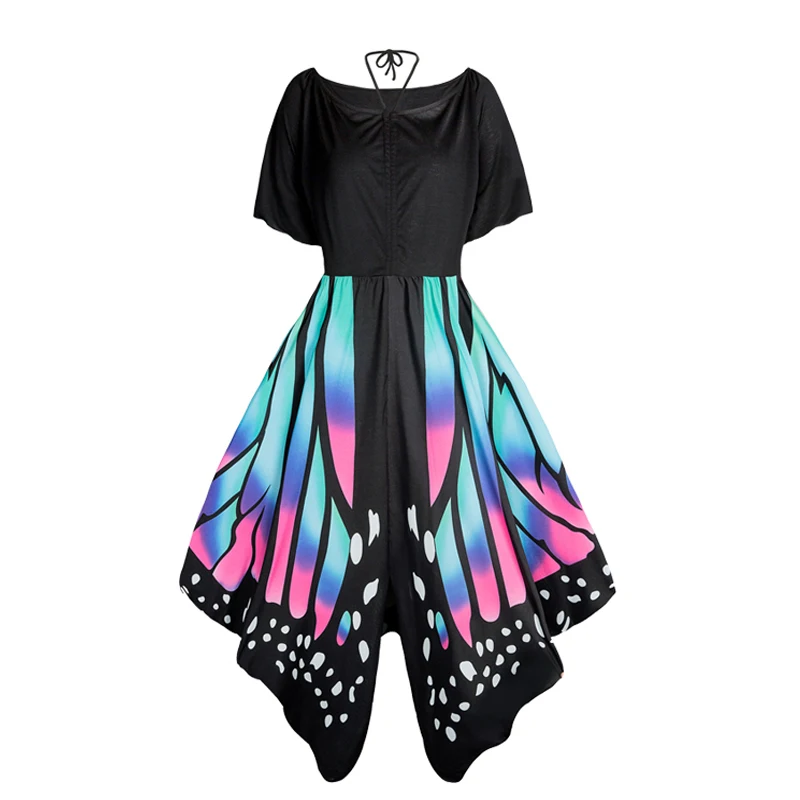 Женское бикини с бабочками 5XL плюс размер купальник форма Пляжное платье халат