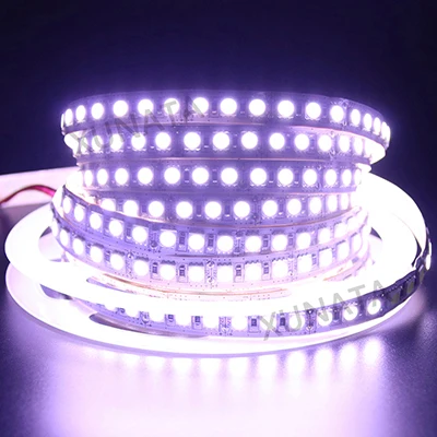 White Светодиодная лента 5050 DC12V 120 светодиодный s/m гибкий светодиодный свет RGB белый теплый белый 5050 Светодиодная лента 600 светодиодный s 5 м/лот - Emitting Color: White