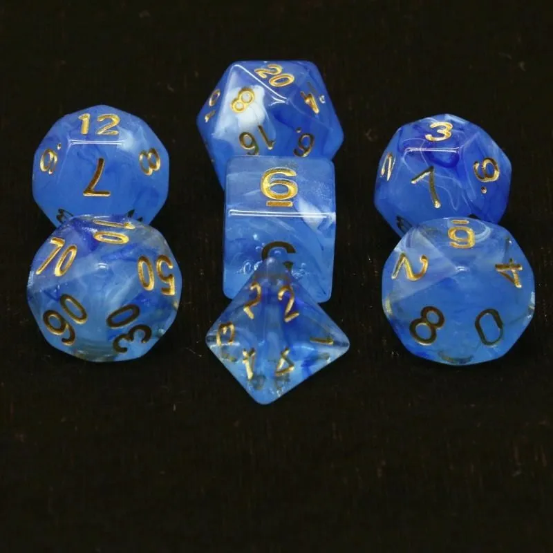 7 шт./компл. многогранные кости d& d4 d6 d8 d10 d% d12 d20 многогранные TRPG игры Набор Игральный костей для Настольная игра - Цвет: 7