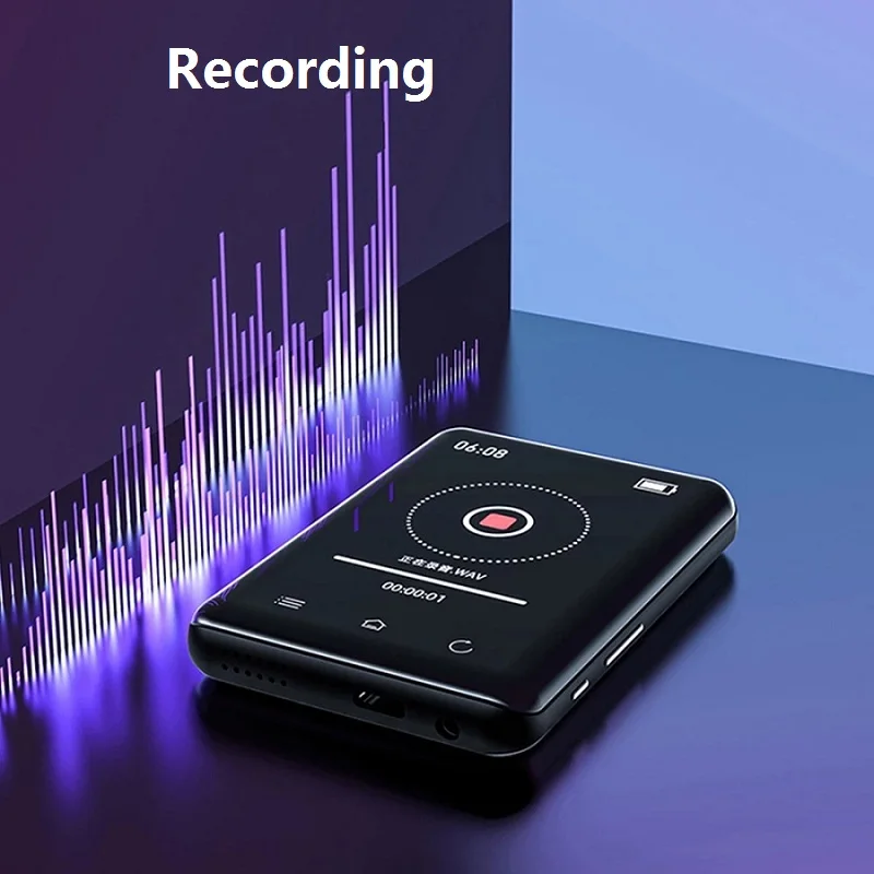 2021 новые RUIZU D66 Bluetooth MP3 плеер с 2 8 дюймов сенсорный экран Экран 16G/32G без потерь