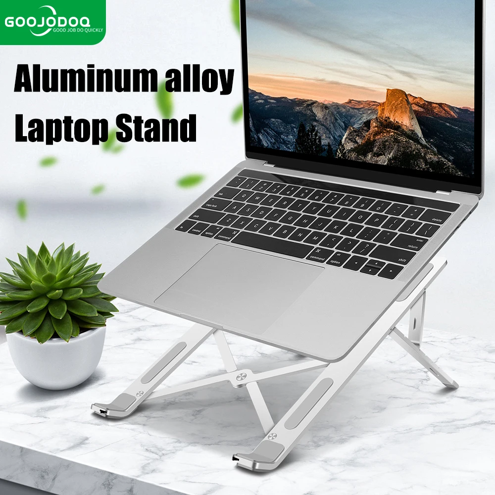 GOOJODOQ подставка для ноутбука Macbook Air Pro Складная Алюминиевая Подставка планшета