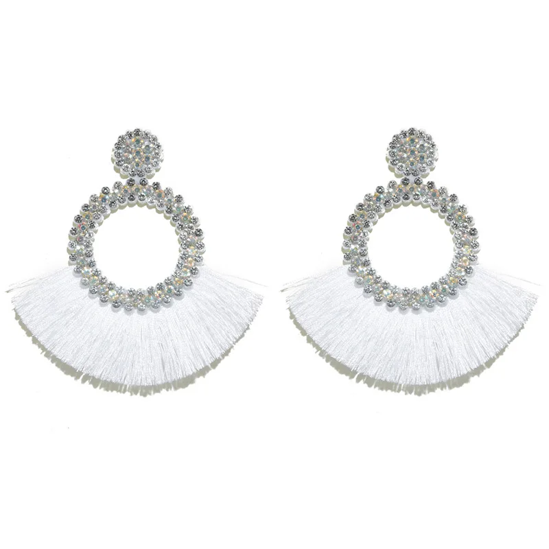 Европейская и американская мода креативные новые богемные серьги женские ручной