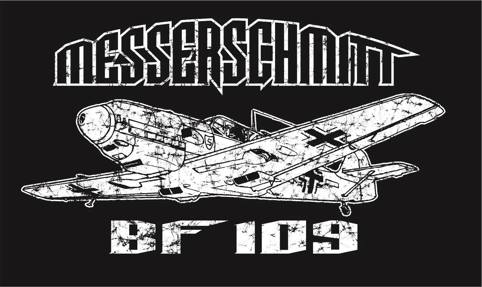 

Messerschmitt Bf 109 German Luftwaffe Fighter WW2 Airplane Men T-Shirt Short Casual harajuku t shirts